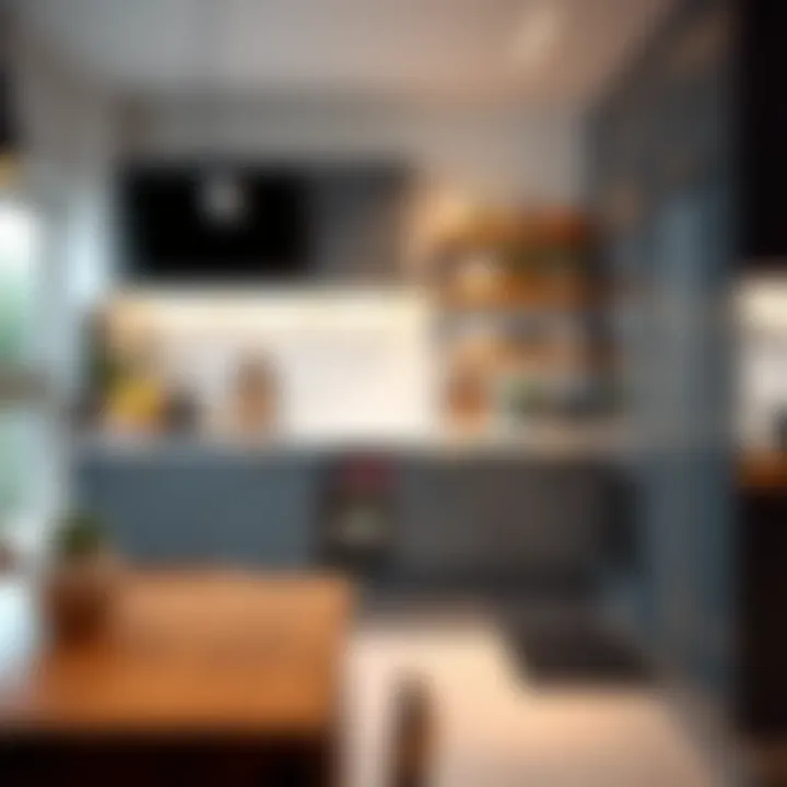 Anti-slip mats in a modern kitchen setting