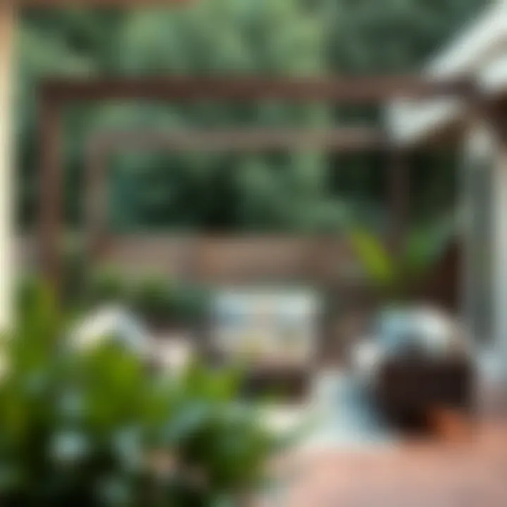 Comfort Meets Functionality in Outdoor Spaces Comfortable seating arrangement in an outdoor setting