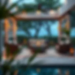 Stylish outdoor furniture set for larger individuals