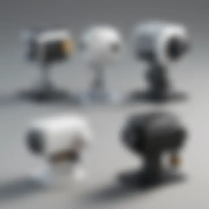 Various types of desk lift motors displayed for comparison