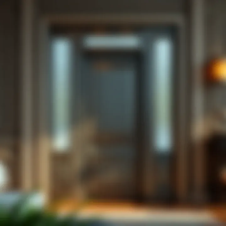 Elegant Design of Steel Doors A robust steel door showcasing its elegant design and finish