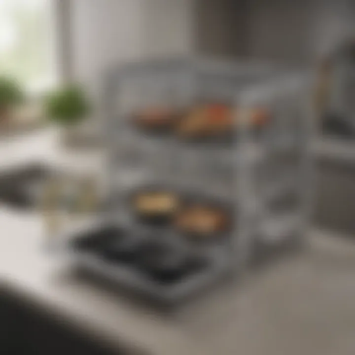 Customizable features of various pan rack models