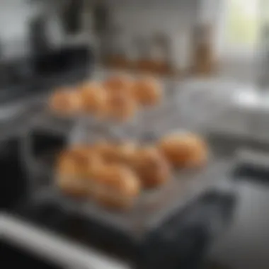 Elegant expandable pan rack showcasing versatile design