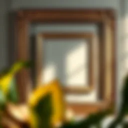 Elegant large square picture frame adorned with intricate design