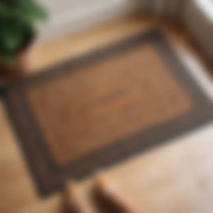Stylish Doormat Reflecting Personal Style Stylish doormat that reflects personal style