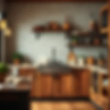 Rustic base cabinet doors made from reclaimed materials, highlighting sustainability