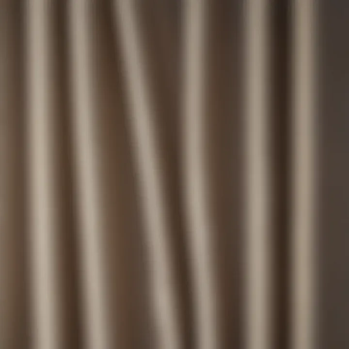 Close-up of fabric texture for cafe curtains