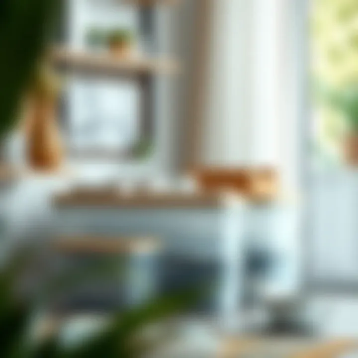 Sustainable Choices in Home Organization Environmentally friendly materials used in two drawer storage bins