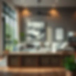 Stylish 11x11 cube organizer bins in a modern living space