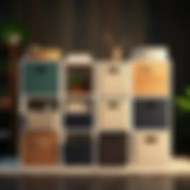 Various Materials Used for 11x11 Cube Organizer Bins Showcased Various materials used for 11x11 cube organizer bins showcased