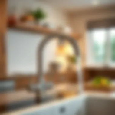 Installation Overview for Faucet Extensions Installation guide for a kitchen faucet hose extension.