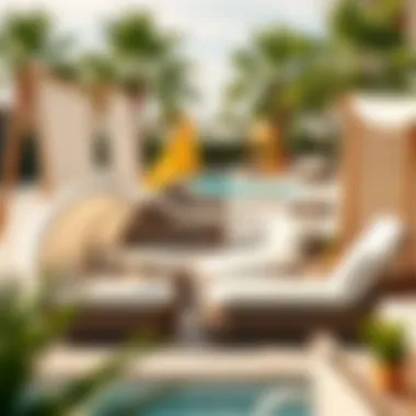 Variety of Sunbed Styles Diverse styles of outdoor sunbeds displayed