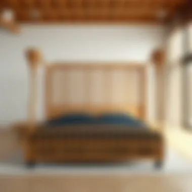 Intricate woven wood design showcasing craftsmanship