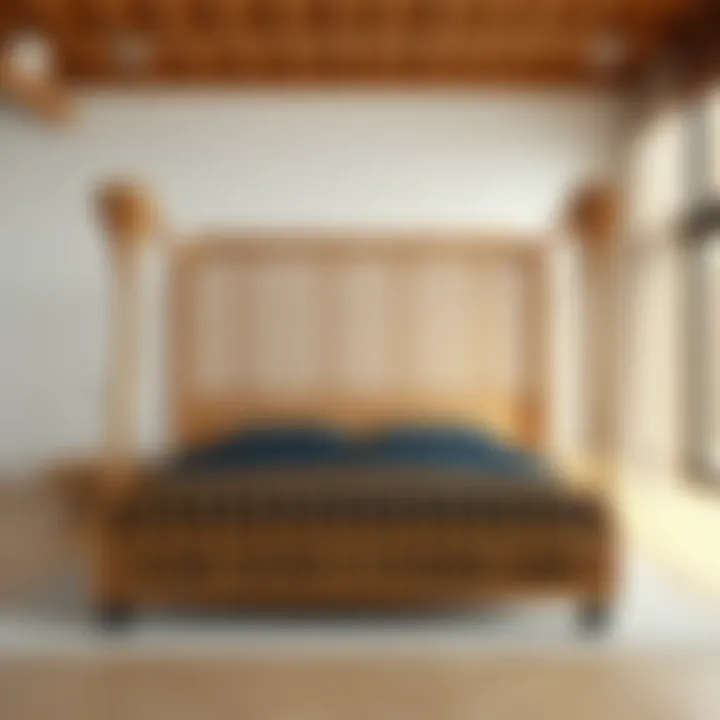 Intricate woven wood design showcasing craftsmanship