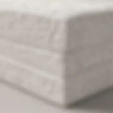 Detailed view of Mattress Firm memory foam layers showcasing their unique construction