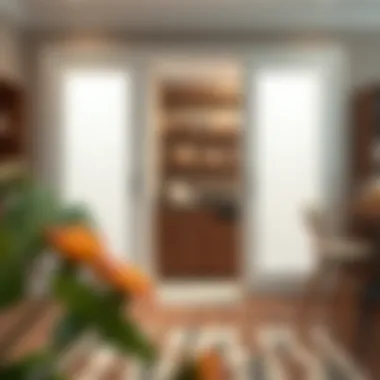 Material selection for frosted pantry doors