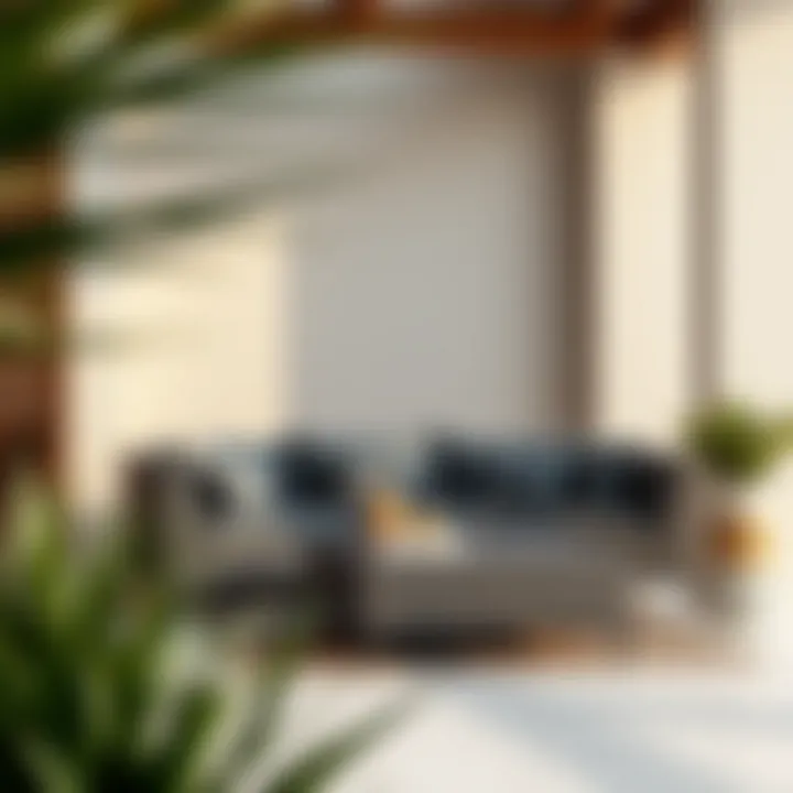 Aesthetic Appeal of Wicker Lounger Sofa Beds Aesthetically pleasing design of a modern outdoor wicker lounger sofa bed