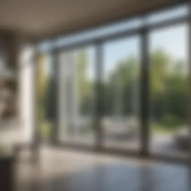 Sleek Modern Design of Lowes Sliding Glass Window Modern Lowes sliding glass window showcasing sleek design