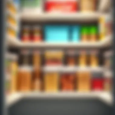 Color-Coded Organization in the Pantry Color-coded containers for easy pantry access