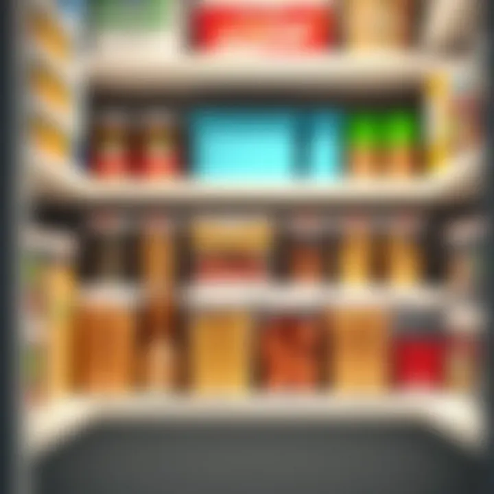 Color-Coded Organization in the Pantry Color-coded containers for easy pantry access