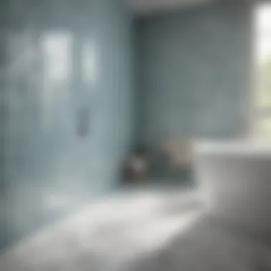 Effortless Installation of Smart Tiles for Any Bathroom Installation of peel and stick tiles demonstrating ease and efficiency