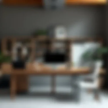 Material Choices for a Modern Workspace Stylish desk materials showcasing design choices