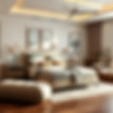 Optimal Bedroom Design with Bed Selection Cozy bedroom layout featuring bed selection