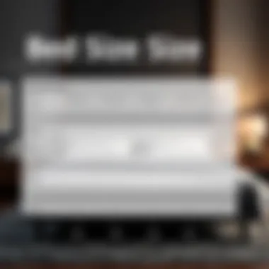 Bed Size Dimensions Overview Dimensions chart for different bed sizes