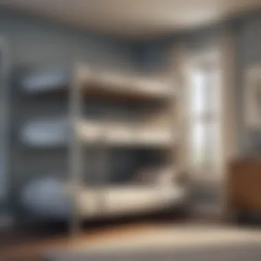 Bunk Bed Width Comparison Detailed diagram showcasing various bunk bed widths