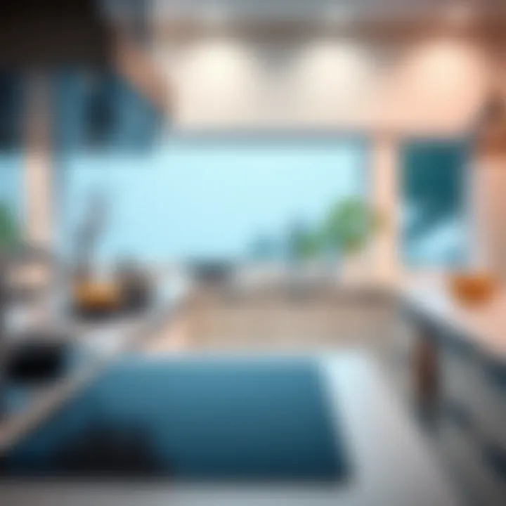 Trendy Kitchen with Induction Appliances Trends in kitchen design featuring induction appliances