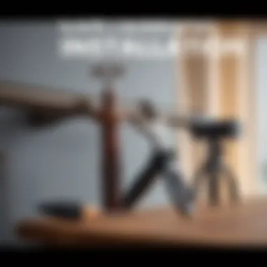 Tools for Curtain Rod Installation Visual representation of curtain rod installation tools